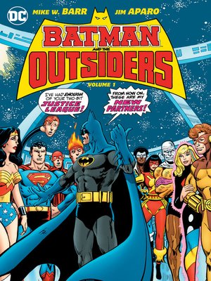 cover image of Batman and the Outsiders, Volume 1